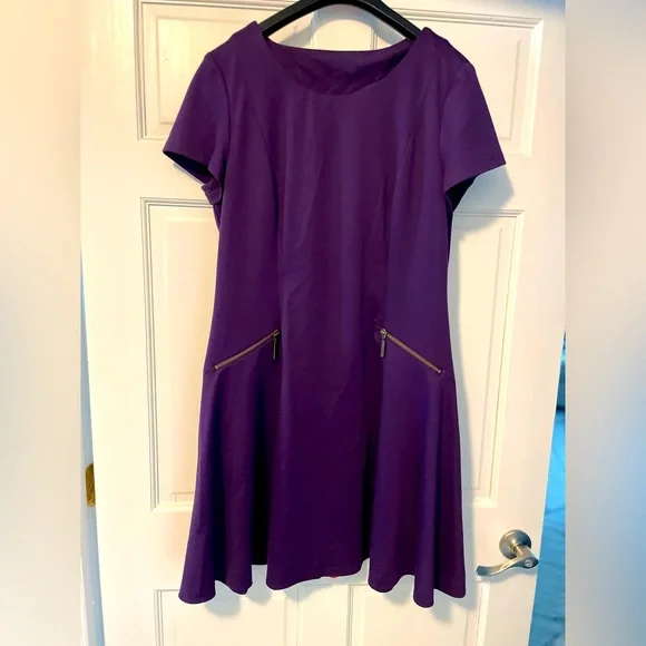 Beautiful purple dress size 16 - Picture 1 of 5